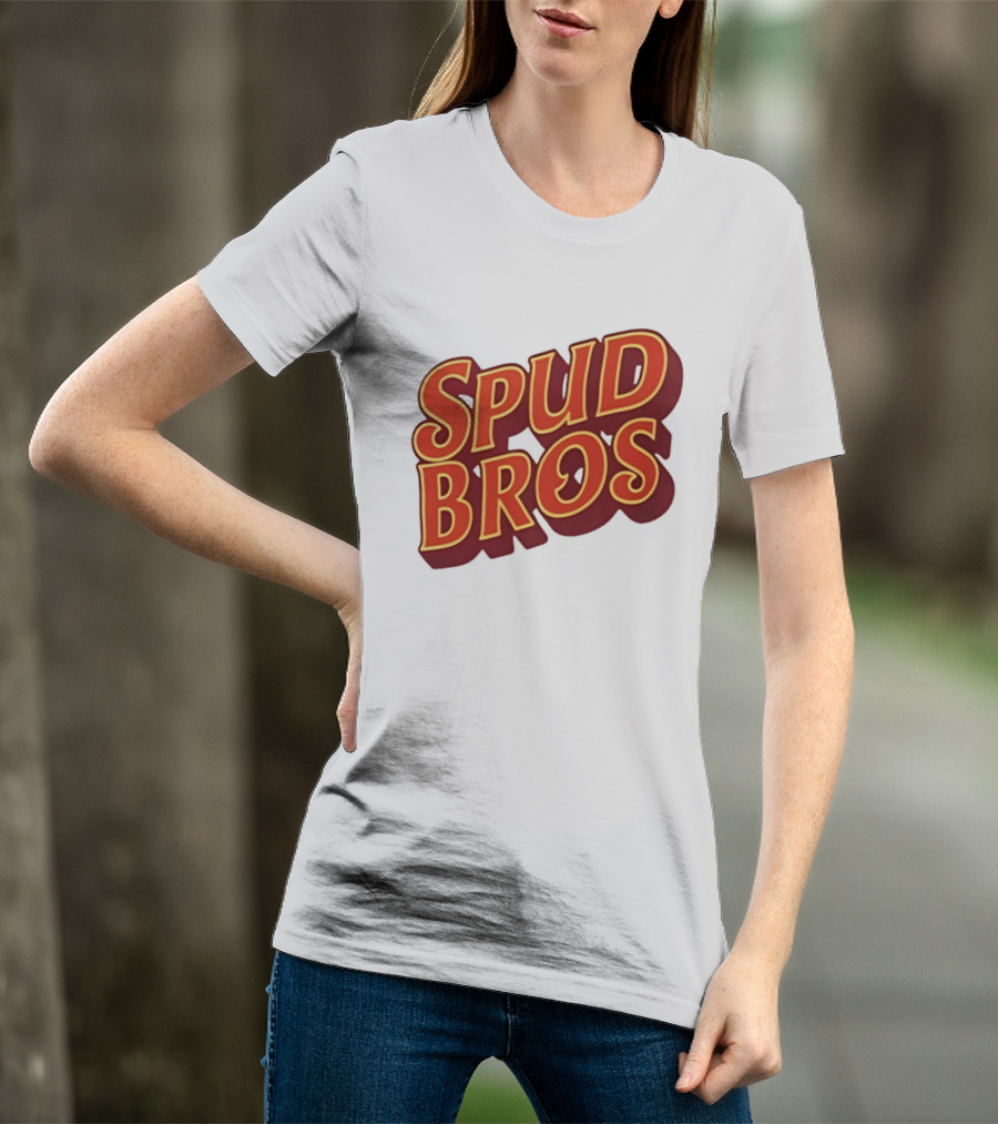 Spud Bros Joe Tessitore Playful Retro Font T-Shirt