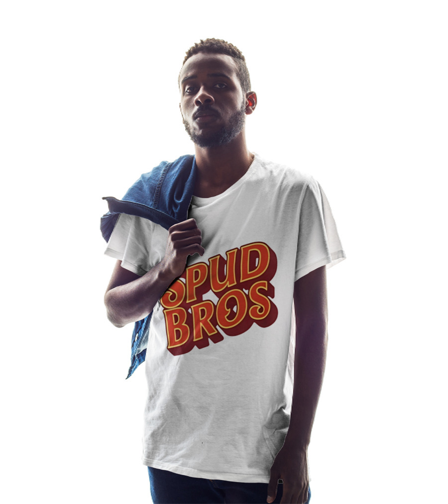 Spud Bros Joe Tessitore Playful Retro Font T-Shirt