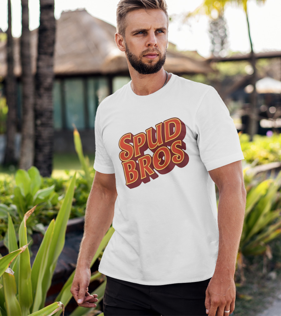 Spud Bros Joe Tessitore Playful Retro Font T-Shirt