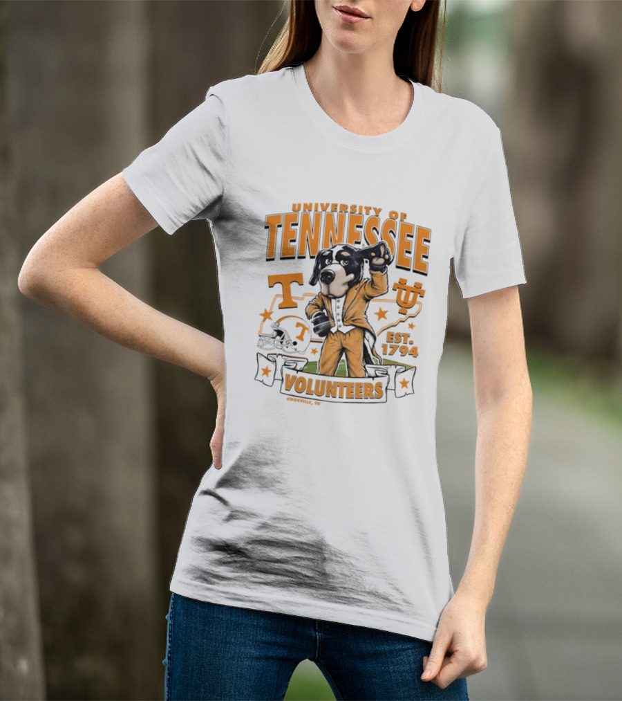 University Of Tennessee Volunteers Mascot Est 1794 Knoxville TN T-Shirt