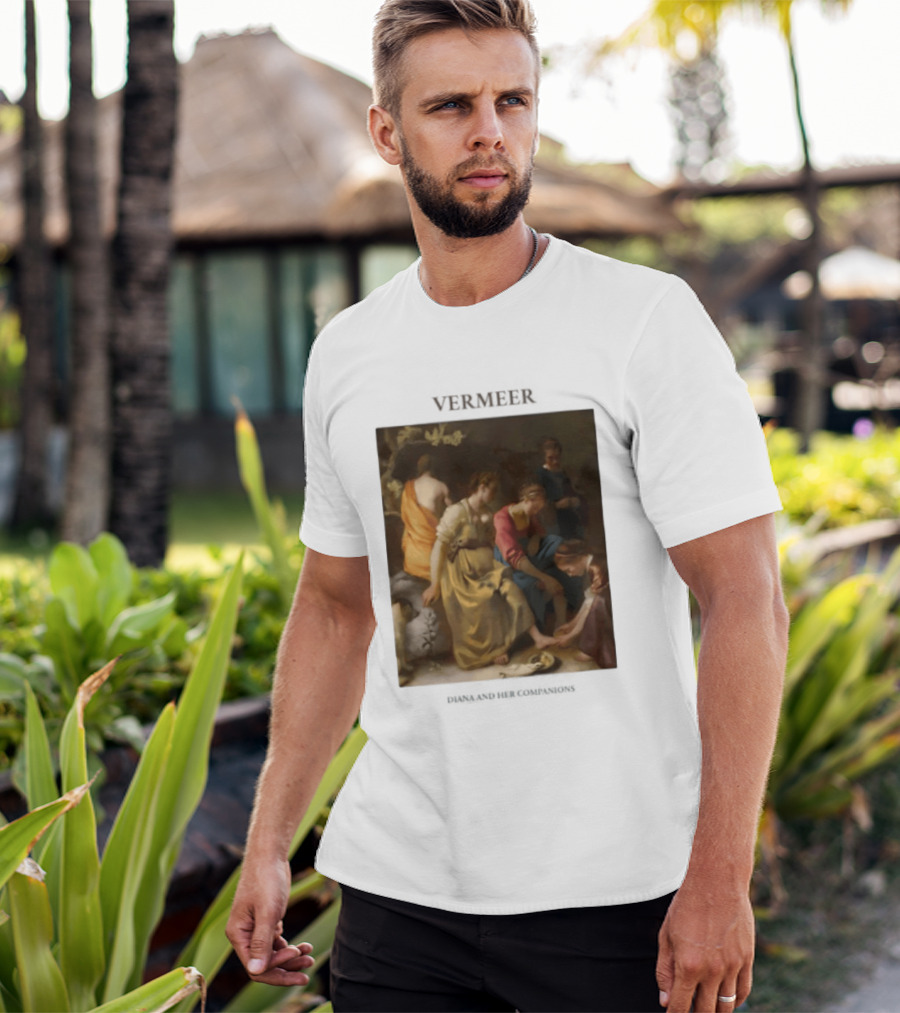 Vermeer Diana And Her Companions 1655 Gogh Company T-Shirt