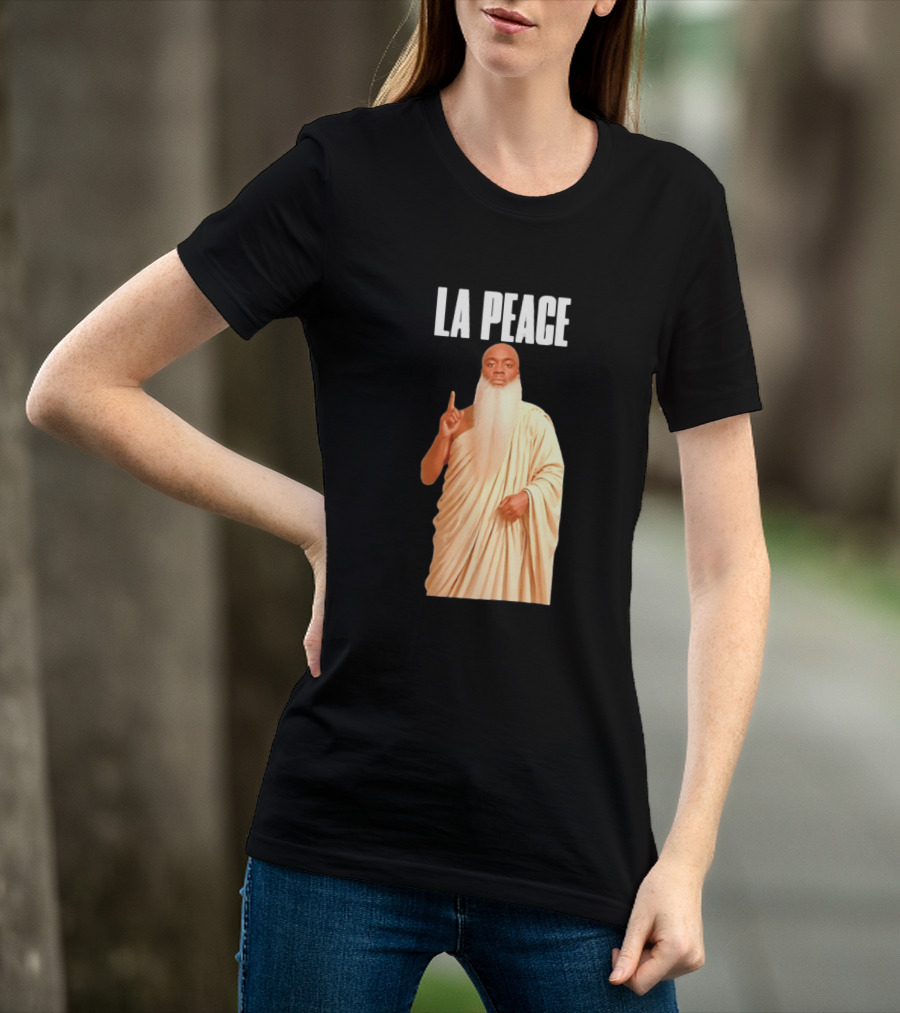 Kai Cenat La Peace Meme Togalike Robe And Beard T-Shirt