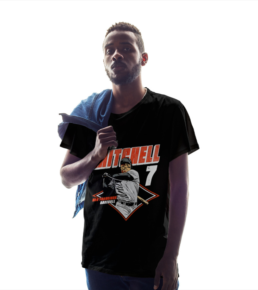 Kevin Mitchell 7 San Francisco Giants Baseball Diamond T-Shirt