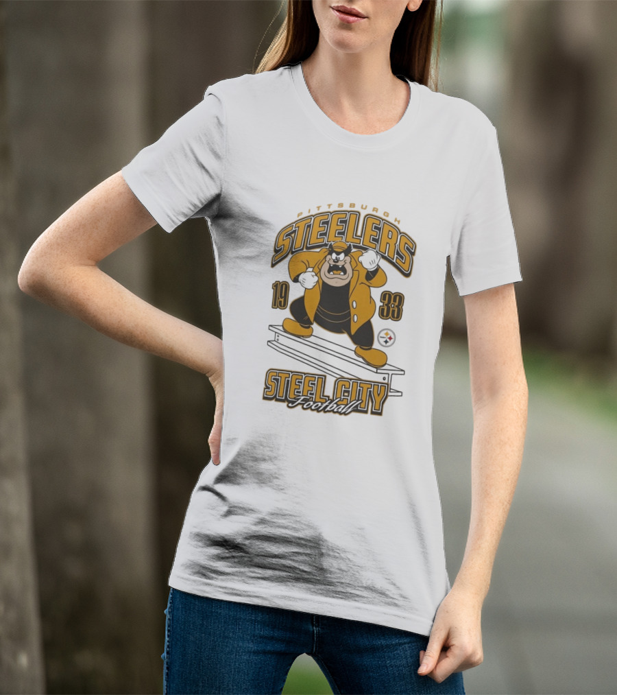 1933 Pittsburgh Steelers Steel City Football T-Shirt
