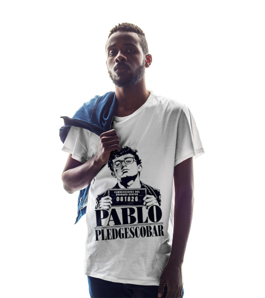 Agostino Abbatiello Pablo Pledgescobar Shot 081326 White Out T-Shirt