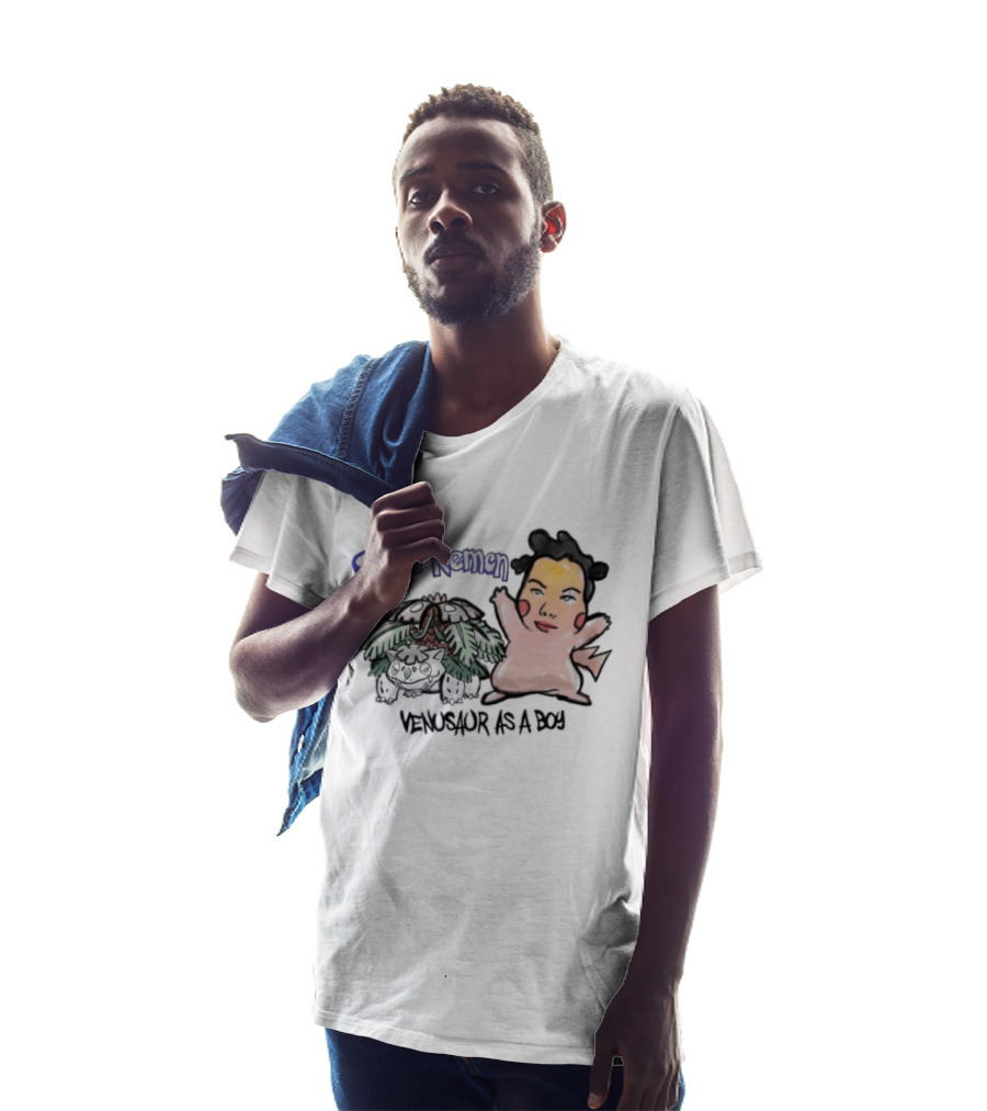 Bjorkemon Venusaur As A Boy Bootleg Bjork Pokemon T-Shirt