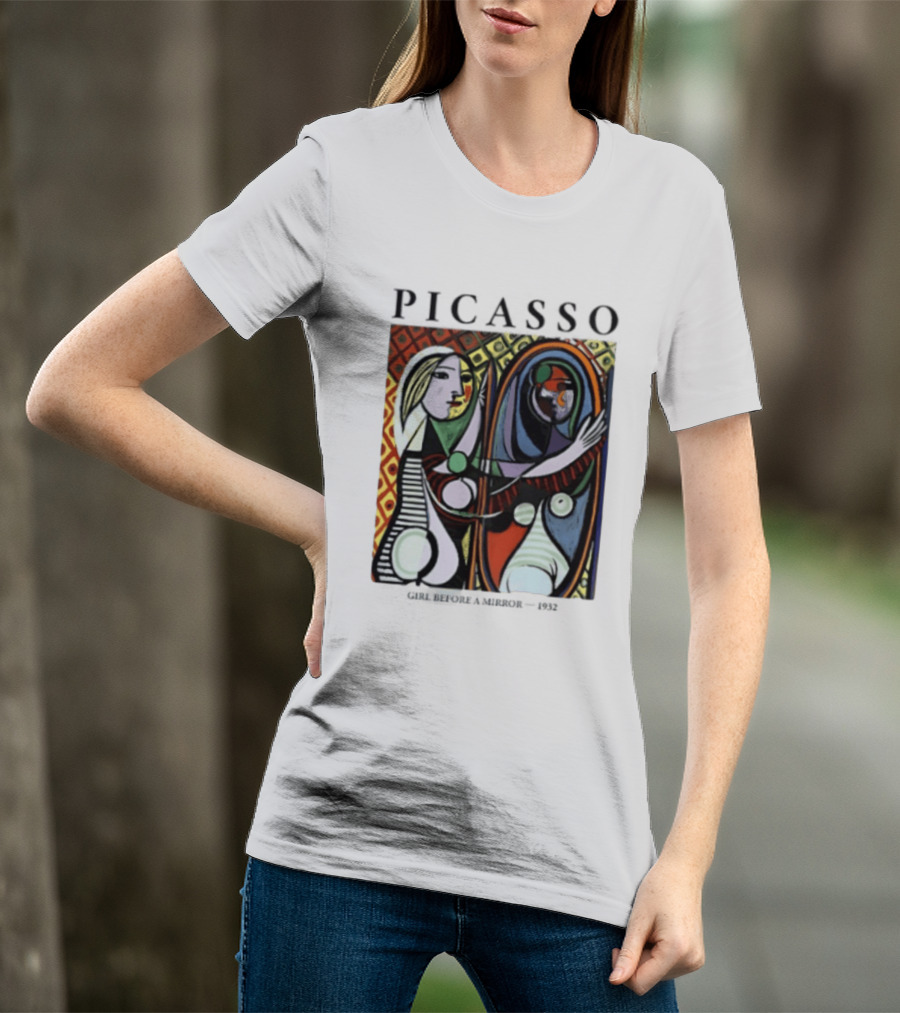 Pablo Picasso Girl Before A Mirror Painting T-Shirt