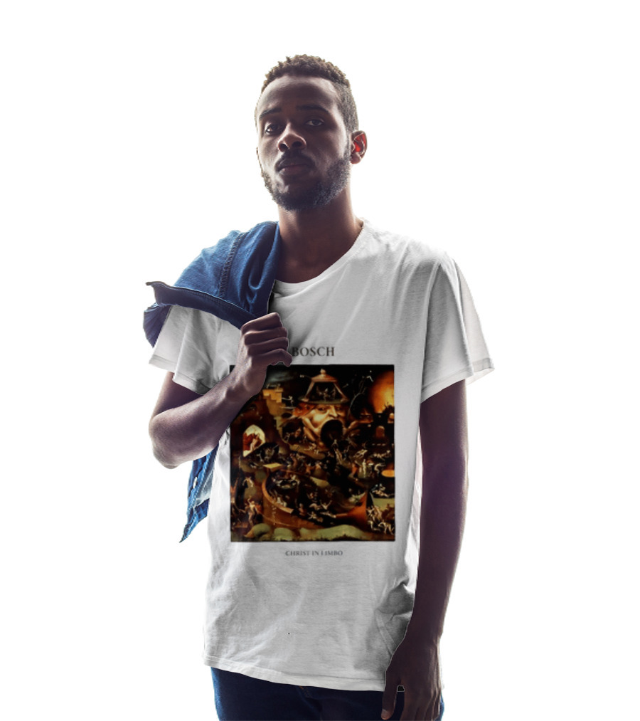Hieronymus Bosch Christ In Limbo Medieval Painting Print T-Shirt
