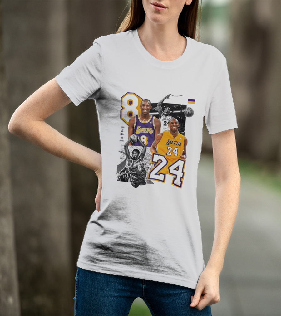 Kobe Bryant Los Angeles Lakers 8 24 Mamba Day T-Shirt