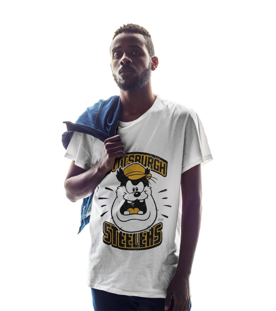 Pittsburgh Steelers Pete Character Yellow Hat T-Shirt