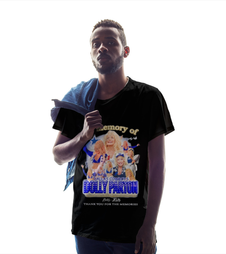 Dolly Parton Dallas Cowboys In Memory Forever 1946 Legends T-Shirt