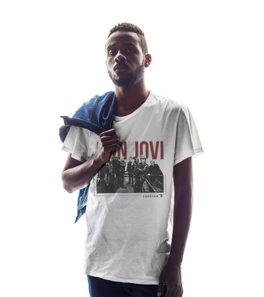 Bon Jovi Forever Band Cut Out T-Shirt