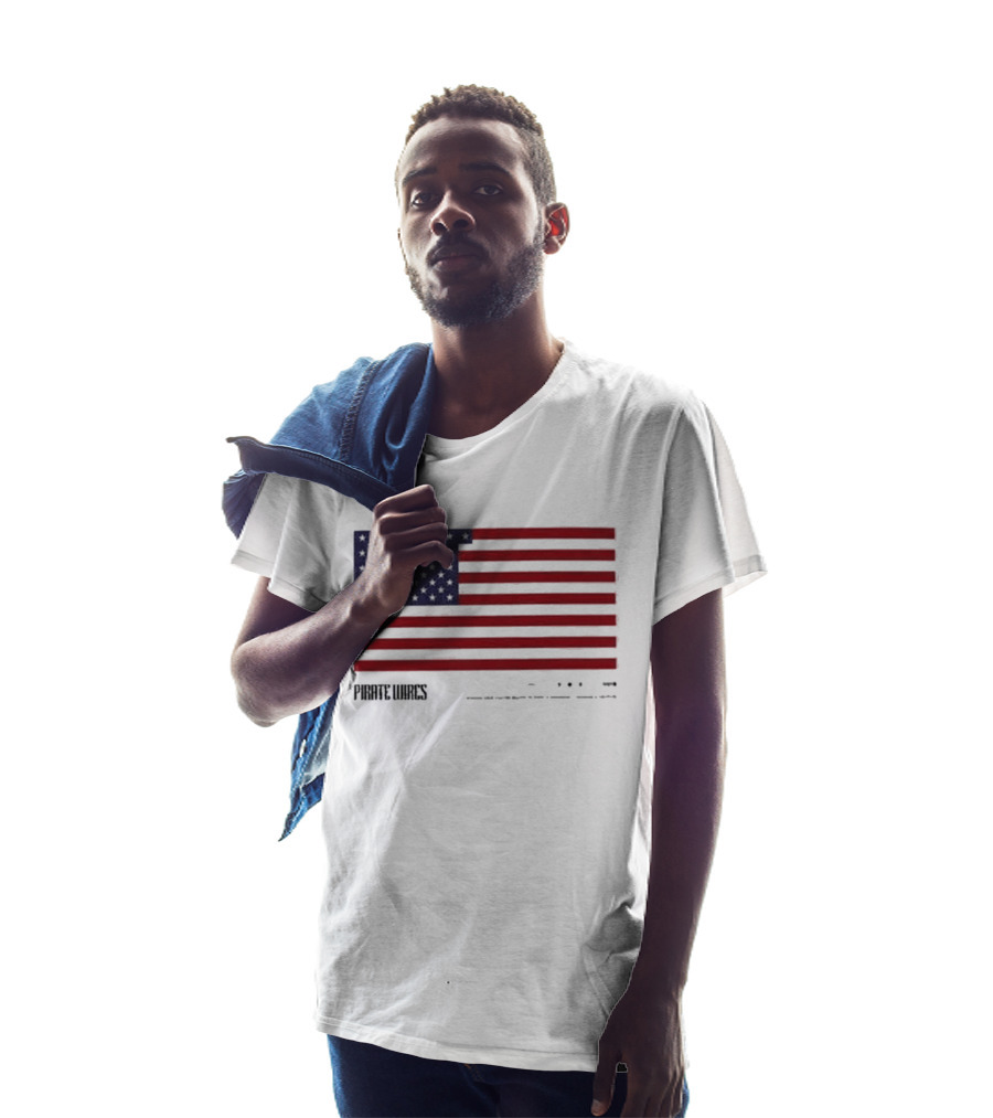 Pirate Wires Moon Should Be A State US Flag T-Shirt