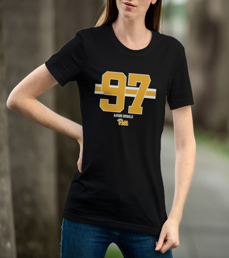 Aaron Donald 97 Pitt Panthers Football T-Shirt