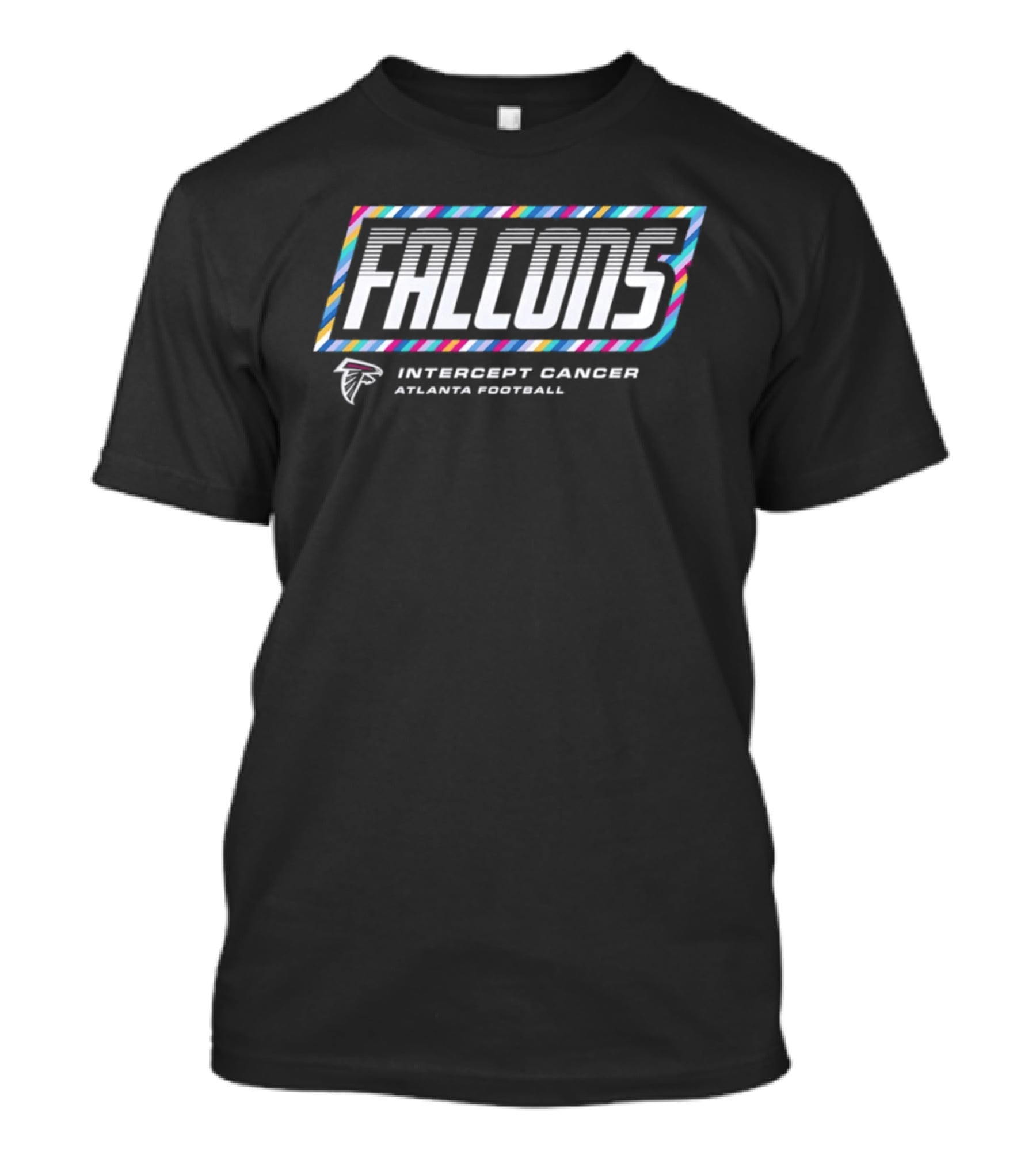 Atlanta Falcons Intercept Cancer Atlanta Football Crucial Catch 2026 T-Shirt