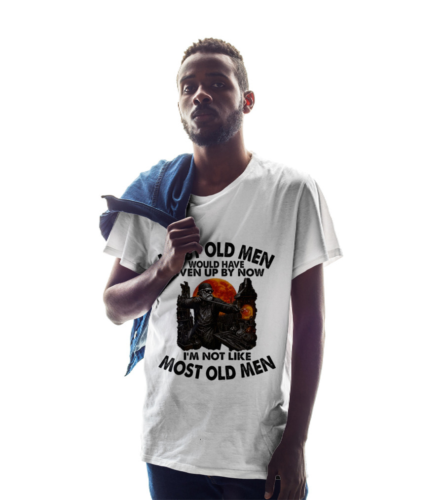 Glassblower Most Old Men Would Have Given Up By Now I'm Not Like Most Old Men T-Shirt
