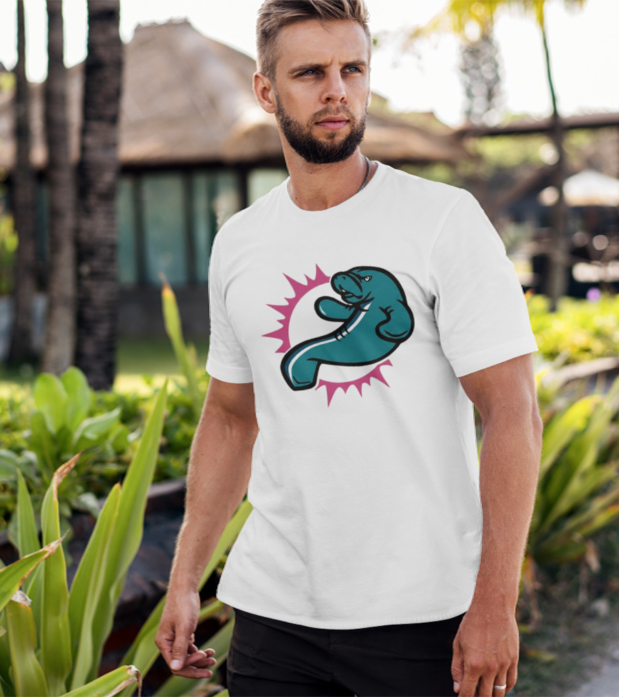 GTA VI Vice City Manatees Miami Dolphins Mashup T-Shirt