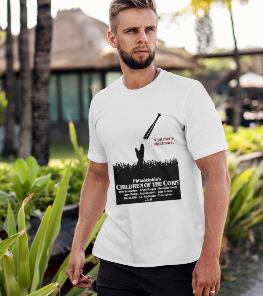 Philadelphia Phillies A Pitcher's Nightmare Children Of The Corn T-Shirt