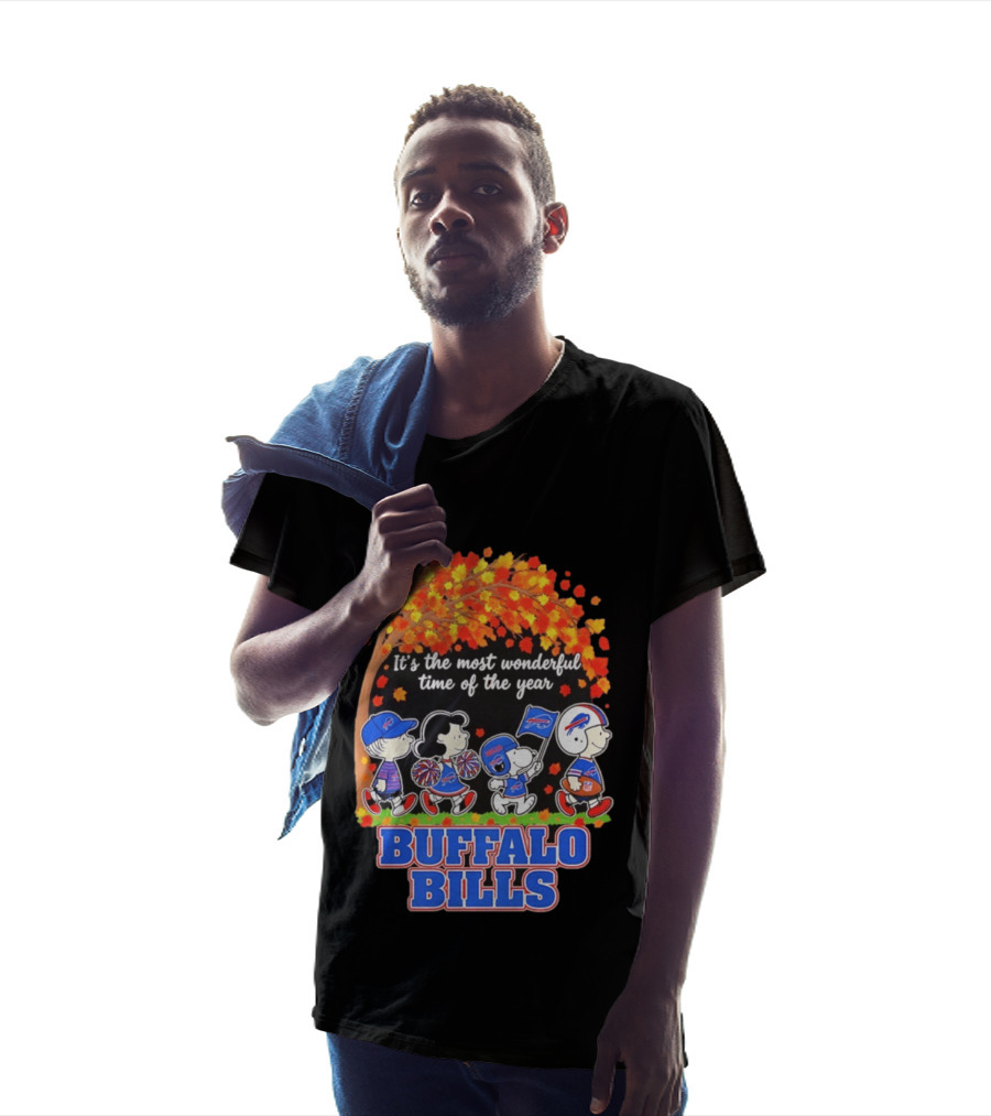 Peanuts Buffalo Bills Most Wonderful Time Of The Year T-Shirt