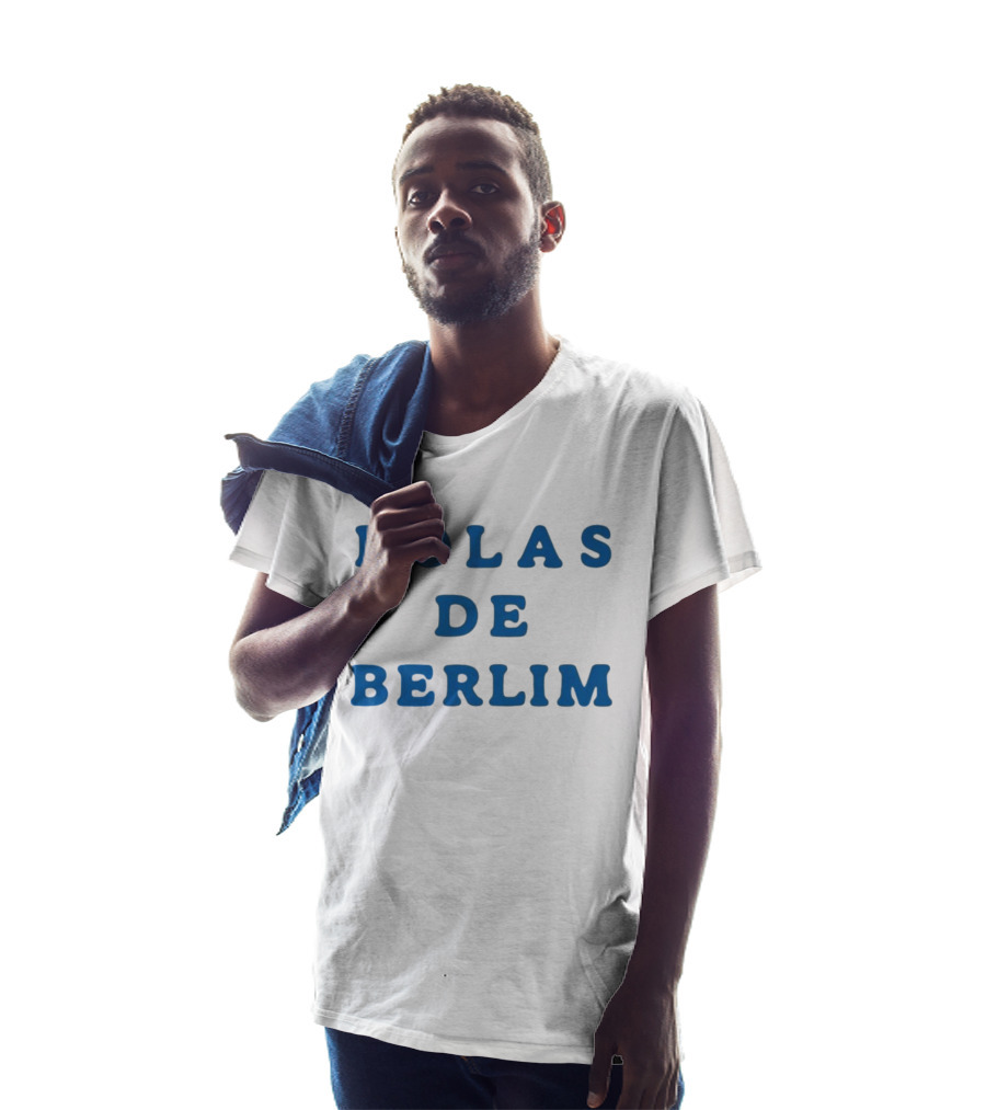 Bolas De Berlim Blue Lettering T-Shirt