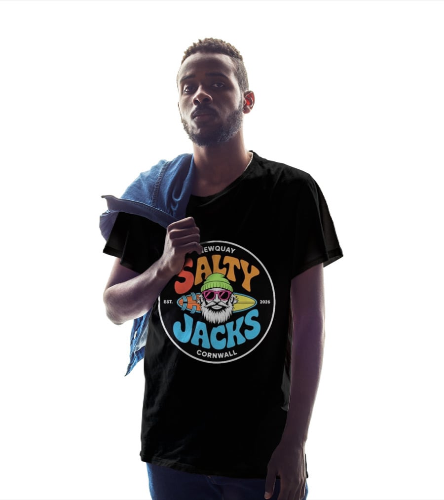 Newquay Salty Jacks Surf Shack Cornwall Est. 2026 T-Shirt