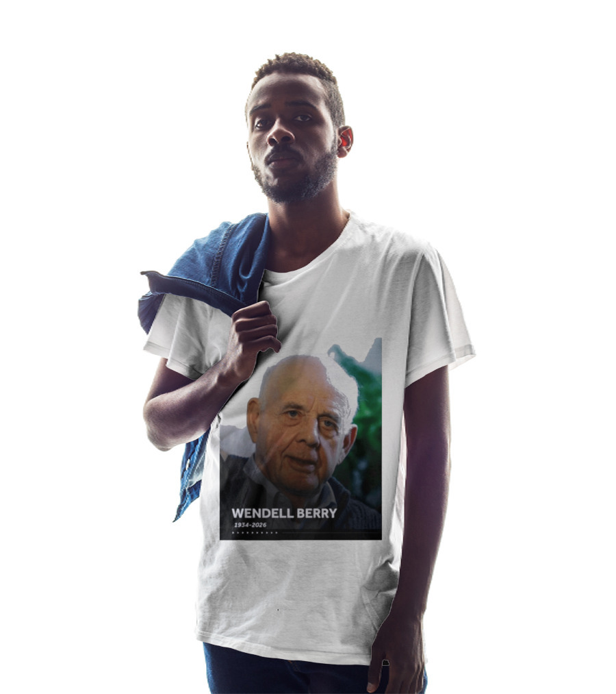 Wendell Berry 1934 2026 Commemorative T-Shirt