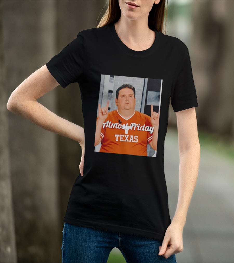 Almost Friday Texas Longhorn Hook 'EM T-Shirt