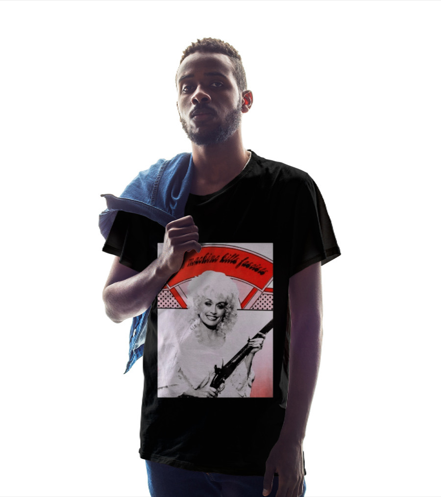 Nice Dolly Parton This Machine Kills Fascists T-Shirt