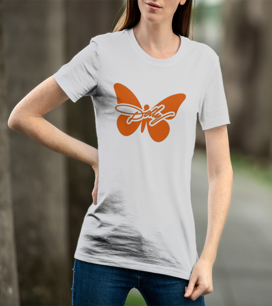 Dolly Parton Butterfly Orange Country Legend T-Shirt