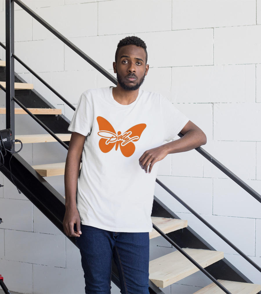 Dolly Parton Butterfly Orange Country Legend T-Shirt