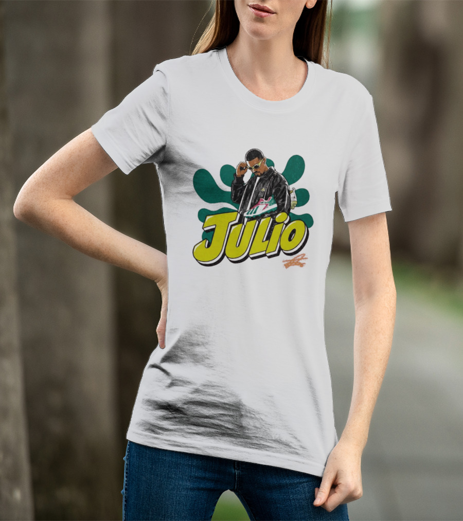 Julio Sneaker Style Hispanic Heritage Mariners T-Shirt