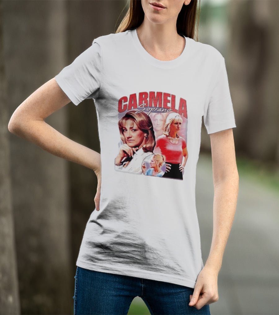 Carmela Soprano Character Collage T-Shirt