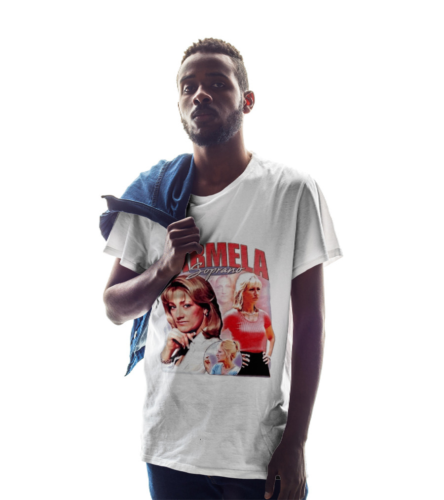 Carmela Soprano Character Collage T-Shirt