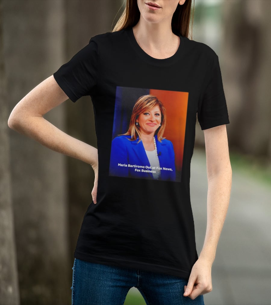 Maria Bartiromo Departure Fox Business News Media T-Shirt