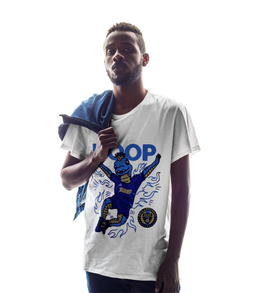 Philadelphia Union Phang Doop Celebration Bimbo Soccer T-Shirt
