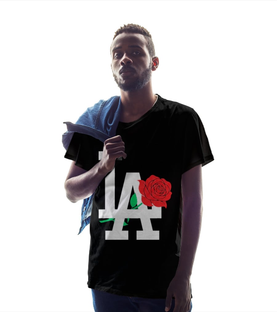 2026 Dodgers Date Night LA Rose T-Shirt