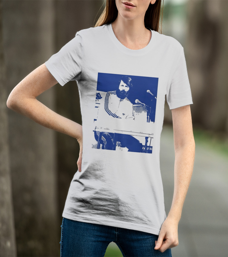 Brian Wilson Piano Microphone Live Performance T-Shirt