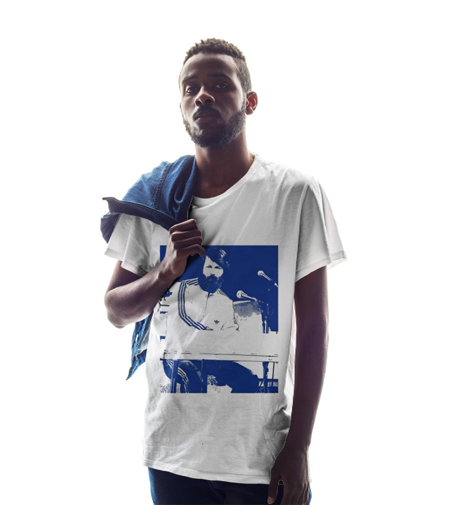 Brian Wilson Piano Microphone Live Performance T-Shirt