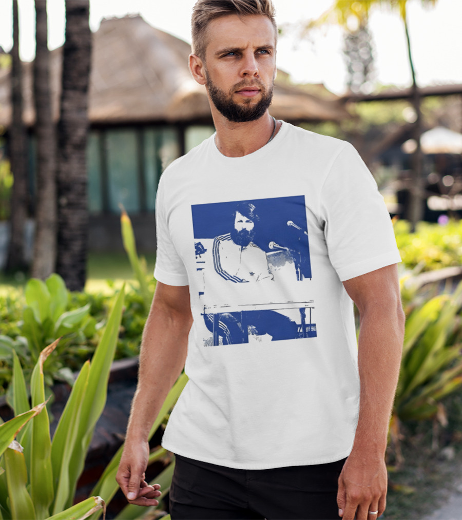 Brian Wilson Piano Microphone Live Performance T-Shirt
