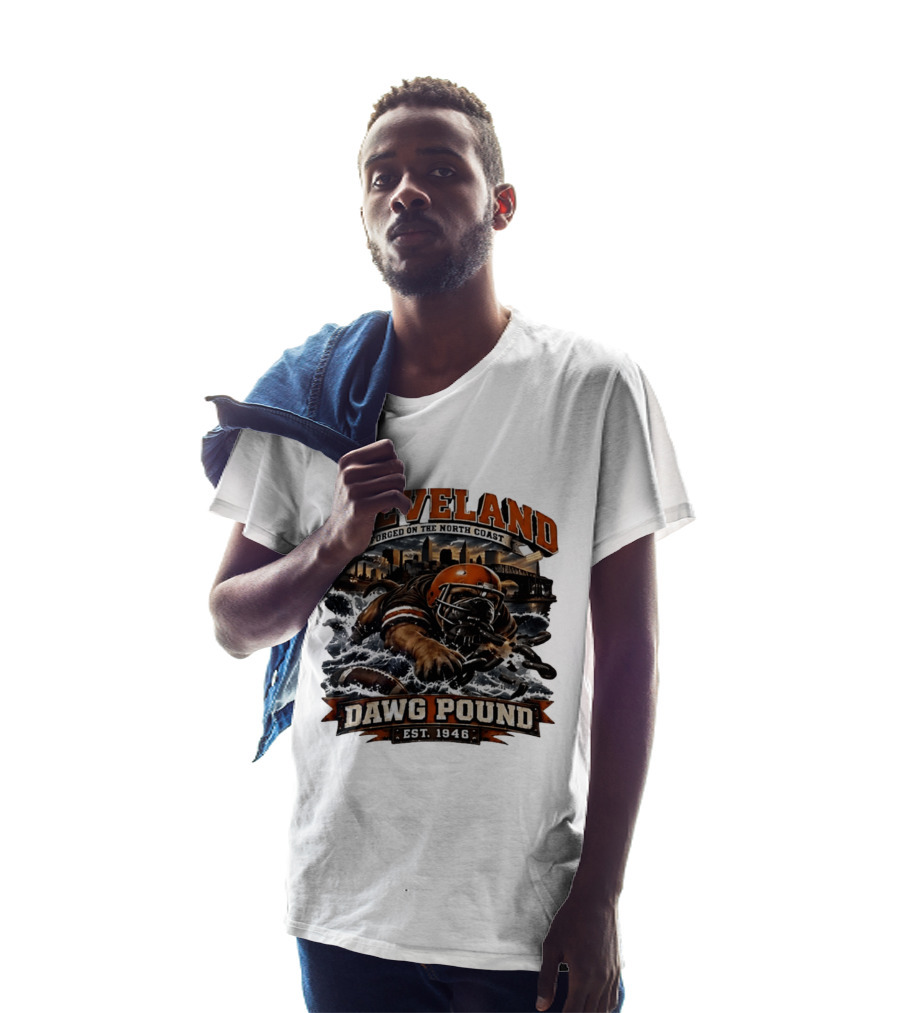 Cleveland Dawg Pound Forged On The North Coast Est 1946 T-Shirt