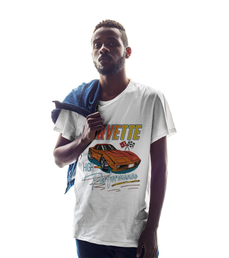 Corvette High Performance Racing Car T-Shirt