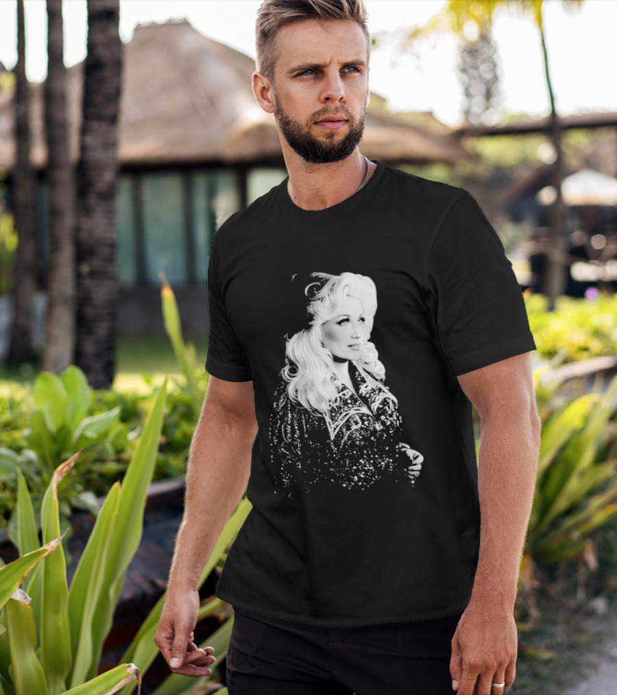Glamorous Dolly Parton Vintage Style Image T-Shirt
