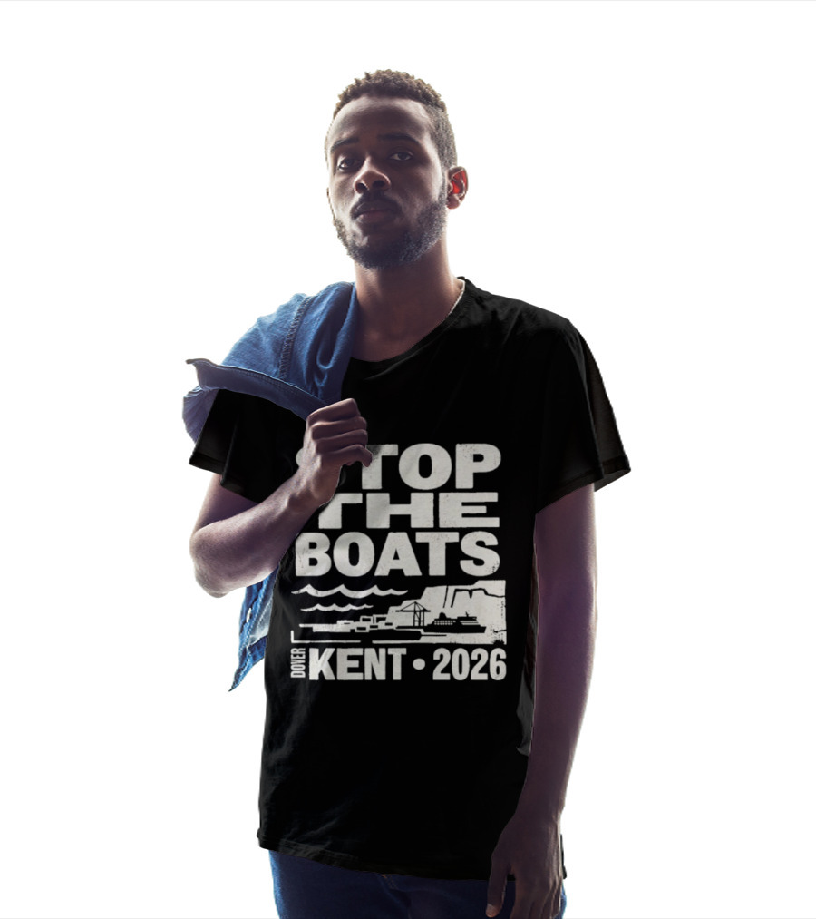 Stop The Boats Kent 2026 UK Protest Dover Event T-Shirt