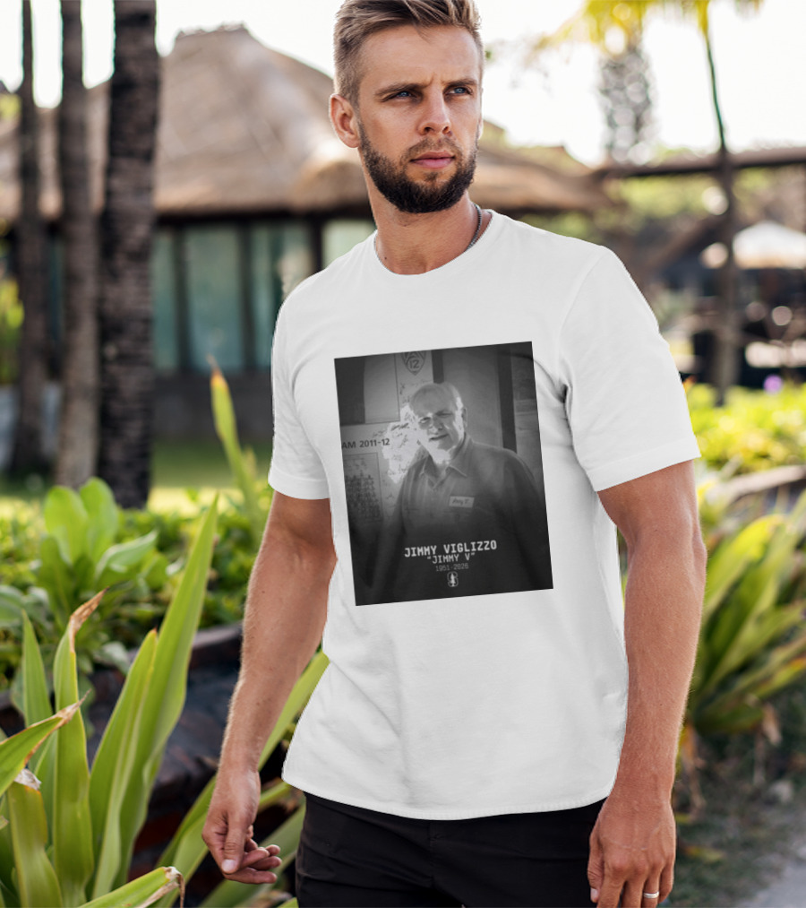 Jimmy Viglizzo "Jimmy V" 1951 2026 Commemoration Stanford Connection T-Shirt