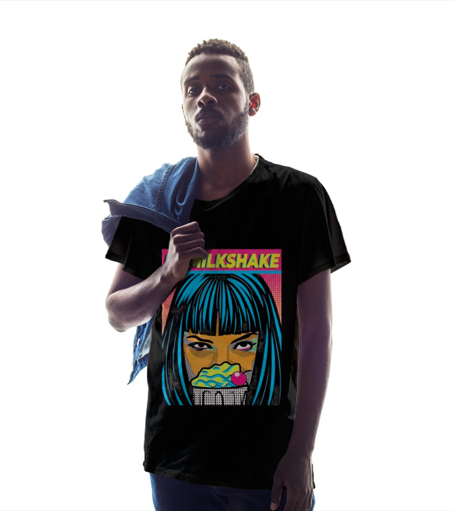 5 Dollar Milkshake Pulp Fiction 5$ Milkshake Retro Comic T-Shirt