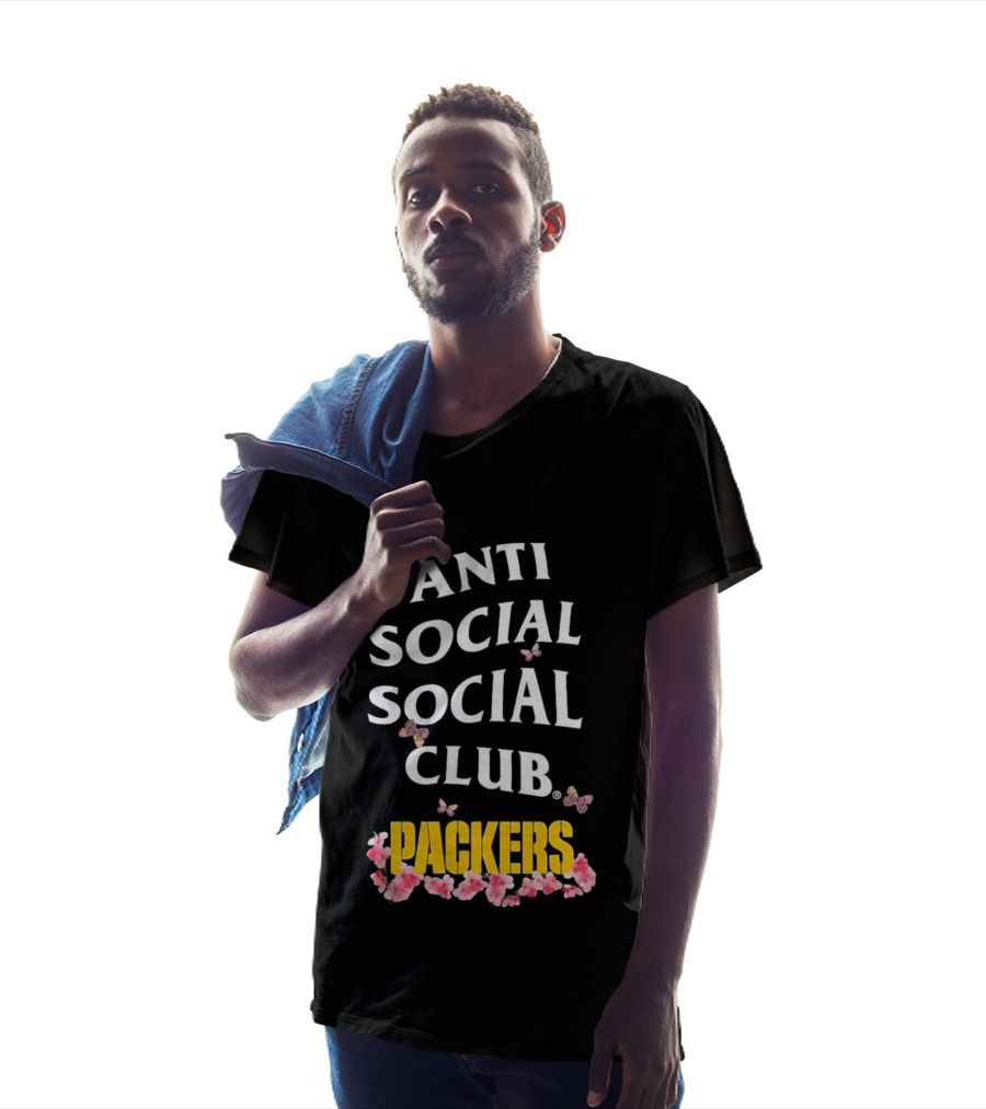 Anti Social Social Club Packers Blossom Pink Butterflies T-Shirt