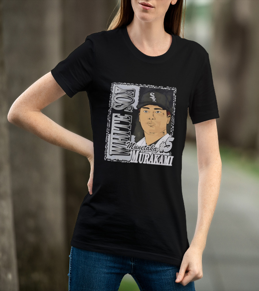 Munetaka Murakami #5 White Sox Baseball T-Shirt