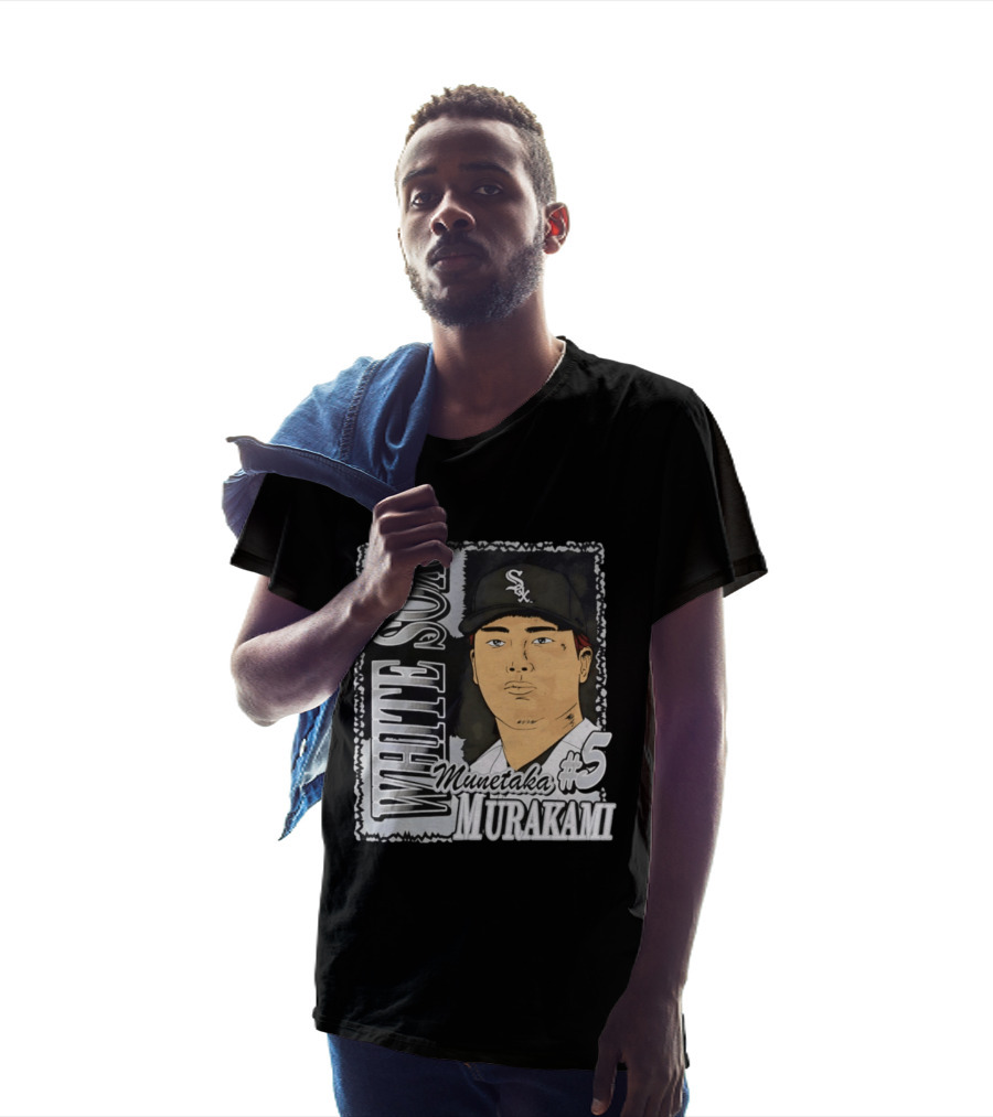 Munetaka Murakami #5 White Sox Baseball T-Shirt