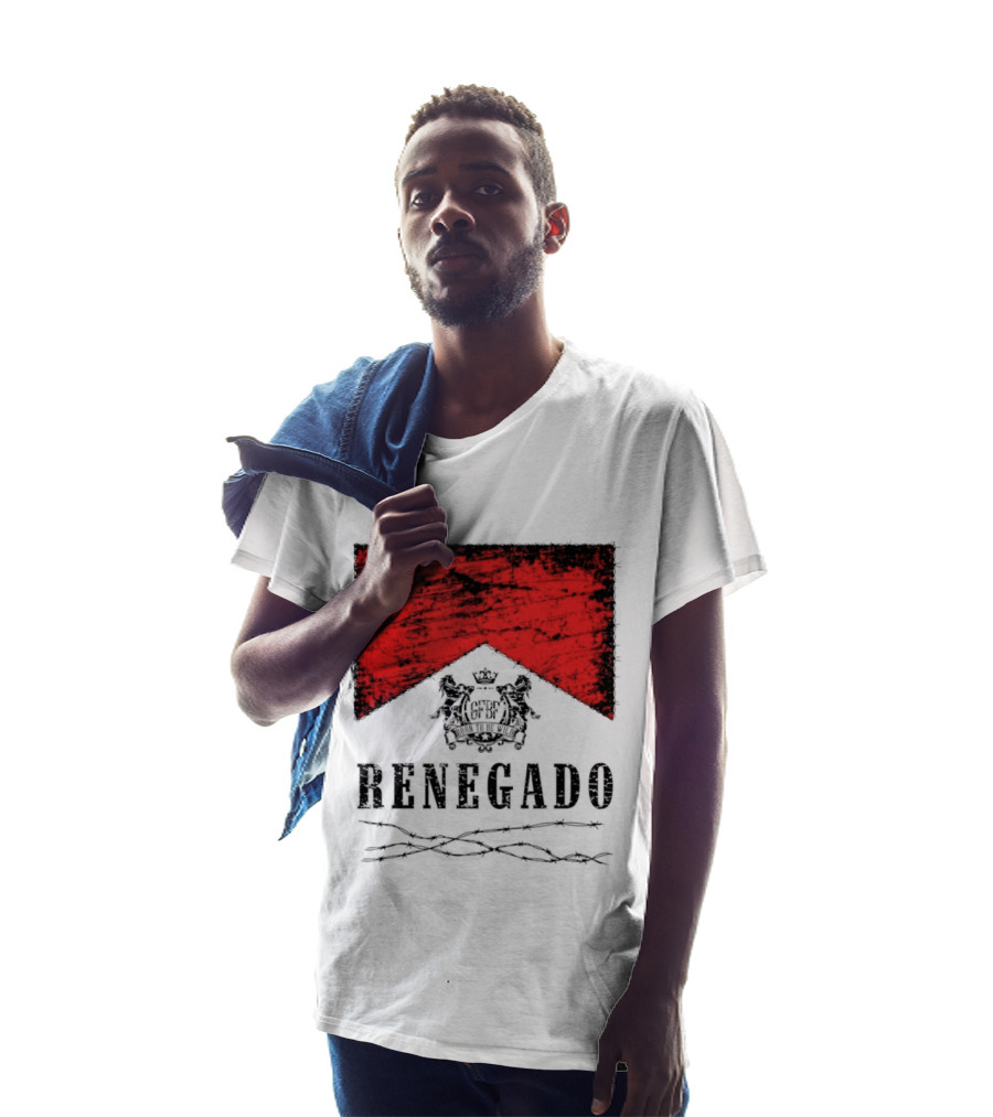 Renegado Born To Be Wild Red Crest Gothic T-Shirt