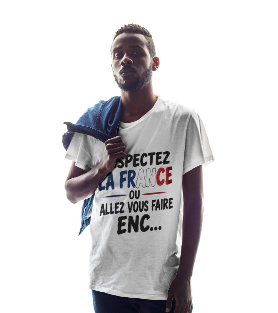 Matthieu Letho Duclos Respectez La France Ou Allez Vous Faire Enc T-Shirt